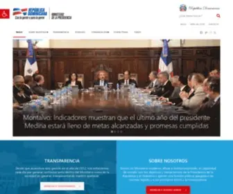 Minpre.gob.do(Página de inicio) Screenshot