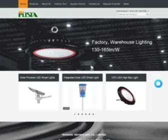 Minsenslight.com(Quality Solar Powered LED Street Lights & Integrated Solar LED Street Light factory from China) Screenshot