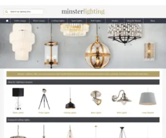 Minsterlighting.com(Minster Lighting) Screenshot