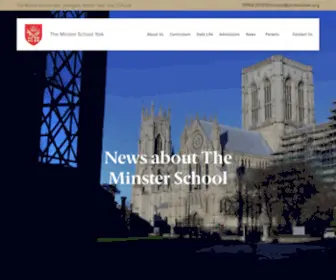 Minsterschoolyork.co.uk(The Minster School) Screenshot