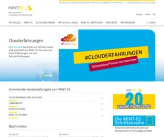 Mint-EC.de(Welcome ) Screenshot