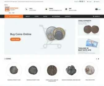 Mintagemart.com(Online Market Place for Coins) Screenshot