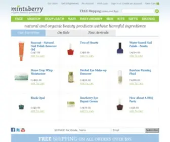 Mintandberry.com(Shop for over 300) Screenshot