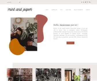 Mintandpaper.com(Hello) Screenshot