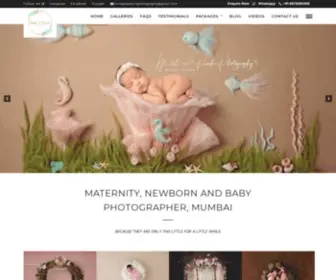 Mintandpeachphotography.com(Newborn Photography Mumbai) Screenshot