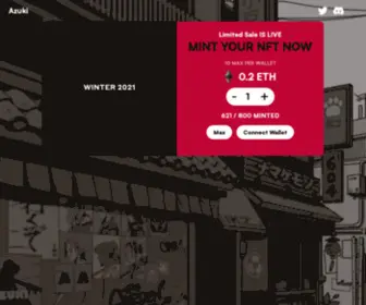 Mintazuki.in(Azuki) Screenshot
