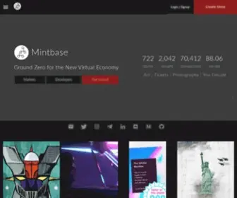 Mintbase.io(NEAR NFT Launchpad Creator Studio) Screenshot
