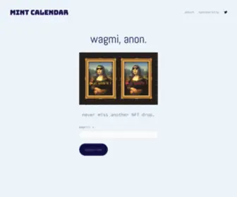 Mintcalendar.com(Mint calendar) Screenshot