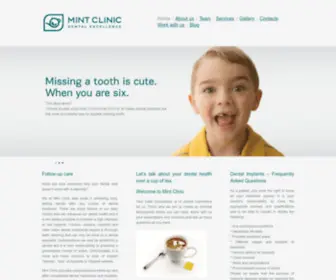 Mintclinic.com(Mint clinic) Screenshot