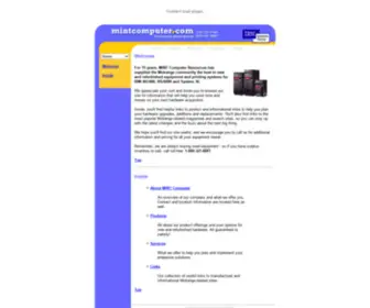 Mintcomputer.com(MINT Computer Resources) Screenshot
