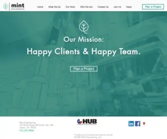 Mintengineers.com(Mint Engineering Mint Engineering) Screenshot
