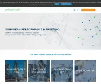 Mintense.com(Multilingual SEM Agency) Screenshot