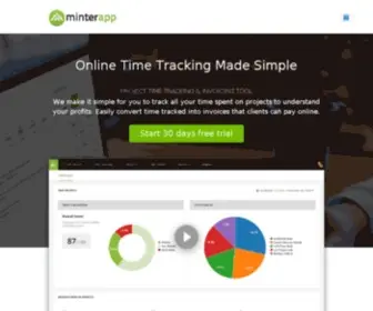 Minterapp.com(Startups template) Screenshot