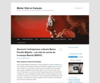 Minterdial.fr(Minter Dial en français) Screenshot