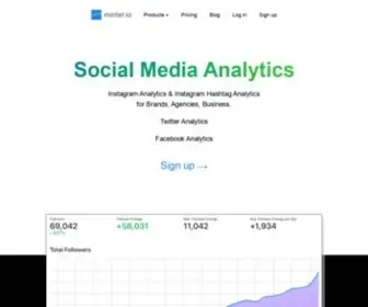 Minter.io(Analytics for Instagram) Screenshot