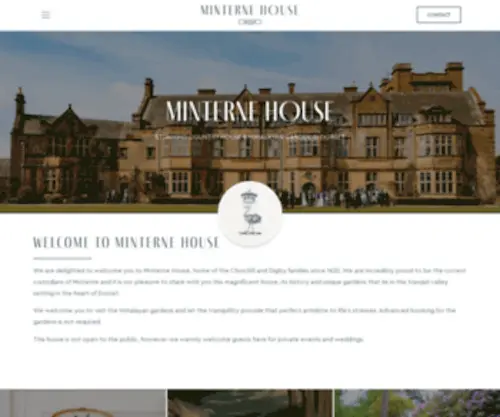 Minterne.co.uk(Minterne House) Screenshot