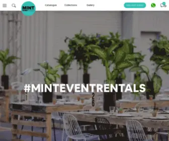 Minteventrentals.com(Mint Event Furniture Rental Dubai) Screenshot