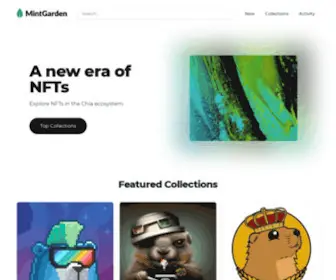 Mintgarden.io(A new era of NFTs) Screenshot