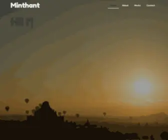 Minthant.com(A Freelance Web Designer) Screenshot