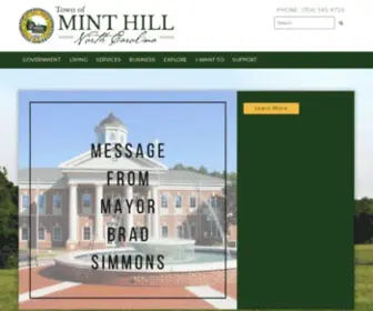 Minthill.com(Mint Hill) Screenshot