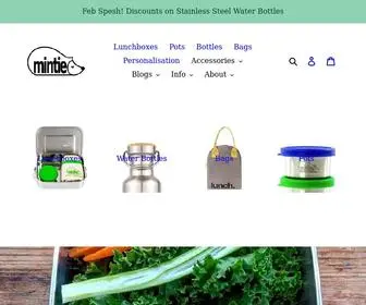 Mintielunchboxes.co.uk(Eco-Friendly Stainless Steel Lunchboxes, Pots and Bottles) Screenshot