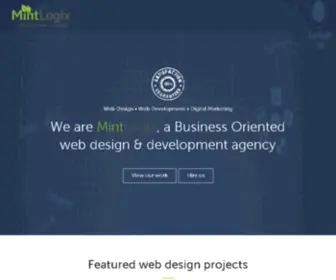 Mintlogix.com(Website design company) Screenshot