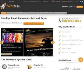 Mintmail.biz(Email Marketing for Small Businesses) Screenshot