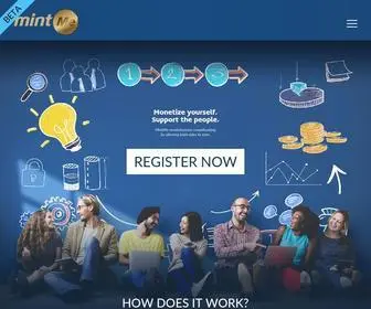 Mintme.com(Create coin) Screenshot