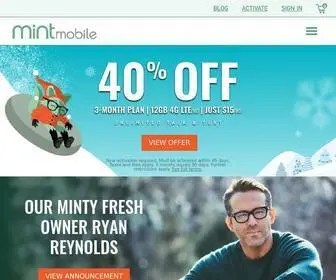 Mintmobile.com(Mint Mobile) Screenshot