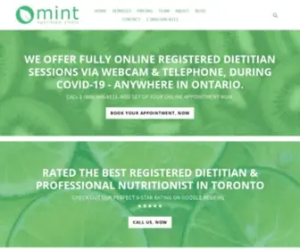 Mintnutritionclinic.com(Mint Nutrition Clinic) Screenshot