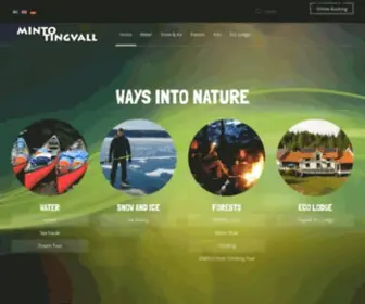 Minto-TingVall.com(Ways into nature) Screenshot