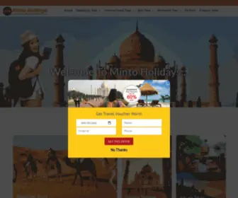 Mintoholidays.com(India Tour Packages) Screenshot