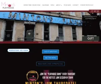 Mintonsharlem.com(Mintons Playhouse) Screenshot