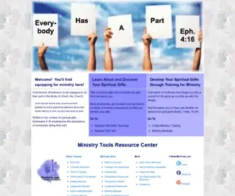 Mintools.com(Ministry Tools Resource Center) Screenshot