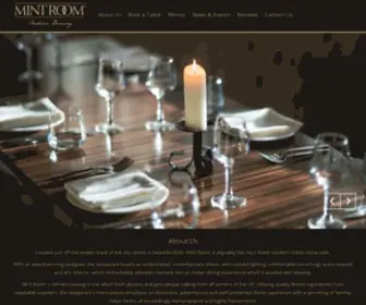 Mintroombath.co.uk(Indian Restaurants in Bristol & Bath) Screenshot