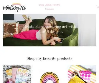 Mintscriptco.com(Mint Script Co) Screenshot