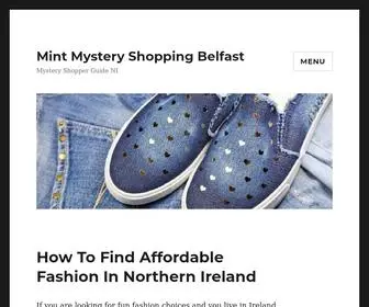 Mintshoes.com(Mint Mystery Shopping Belfast) Screenshot