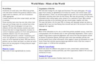 MintsoftheWorld.com(World Mints) Screenshot