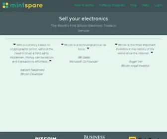 Mintspare.com(Iphones for sale) Screenshot