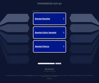 Mintstdental.com.au(Dentist Perth) Screenshot