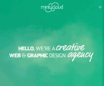 Mintycloud.com(Minty Cloud are a creative web & graphic design agency. Our passion) Screenshot