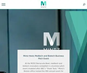 Mintz.com(Attorneys) Screenshot