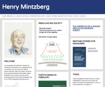Mintzberg.org(Henry Mintzberg) Screenshot