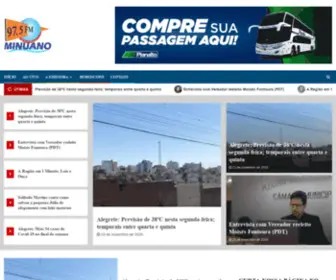 Minuanofm.com.br(Rádio Minuano FM) Screenshot