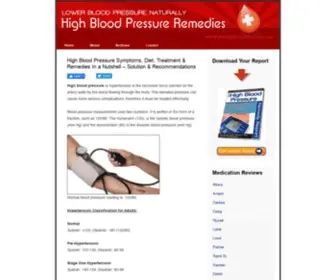 Minusbloodpressure.com(High Blood Pressure Treatment) Screenshot