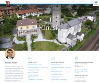 Minusio.ch(Comune di Minusio) Screenshot