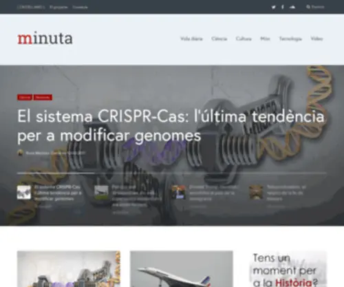 Minuta.cat(El digital per entendre el que t'afecta) Screenshot