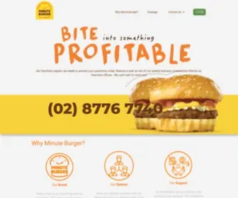 Minuteburger.com(Franchising in the Philippines) Screenshot