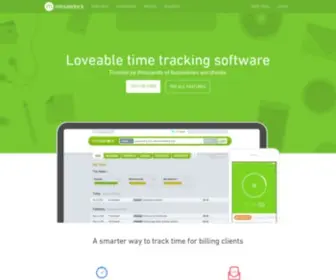 Minutedock.com(Get time tracking) Screenshot