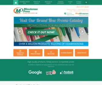 Minuteman2000.com(Commercial printing) Screenshot